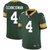Green Herm Schneidman Packers Jersey Custom Sewn-on Patches Mens Womens Youth