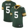 Green Willie Gillus Packers Jersey Custom Sewn-on Patches Mens Womens Youth