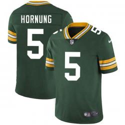 Green Paul Hornung Packers Jersey Custom Sewn-on Patches Mens Womens Youth