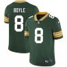 Green Tim Boyle Packers Jersey Custom Sewn-on Patches Mens Womens Youth