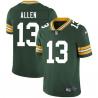 Green Jake Allen Packers Jersey Custom Sewn-on Patches Mens Womens Youth