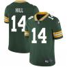 Green Don Hill Packers Jersey Custom Sewn-on Patches Mens Womens Youth