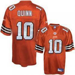 Brady Quinn Cleveland Football Jersey - Cleveland #10 Football Jersey(Orange)