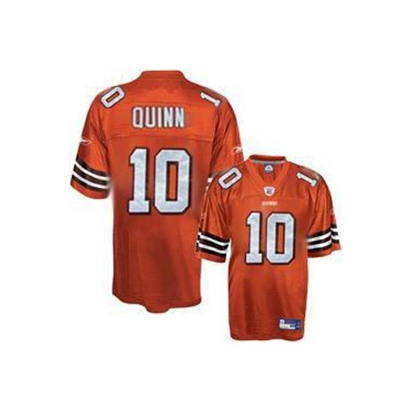 Brady Quinn Cleveland Football Jersey - Cleveland #10 Football Jersey(Orange)