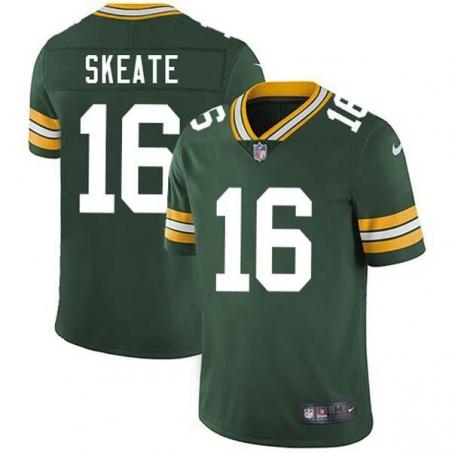 Green Gil Skeate Packers Jersey Custom Sewn-on Patches Mens Womens Youth