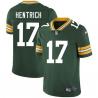 Green Craig Hentrich Packers Jersey Custom Sewn-on Patches Mens Womens Youth