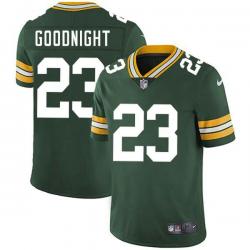 Green Clyde Goodnight Packers Jersey Custom Sewn-on Patches Mens Womens Youth