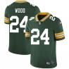 Green Willie Wood Packers Jersey Custom Sewn-on Patches Mens Womens Youth