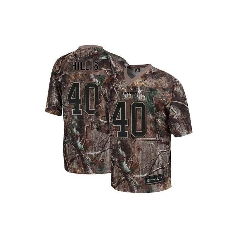 Peyton Hillis Cleveland Football Jersey - Cleveland #40 Football Jersey(Camo)