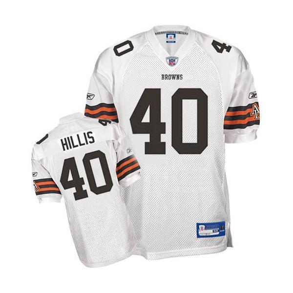 Peyton Hillis Cleveland Football Jersey - Cleveland #40 Football Jersey(White)