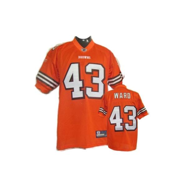 TJ Ward Cleveland Football Jersey - Cleveland #43 Football Jersey(Orange)
