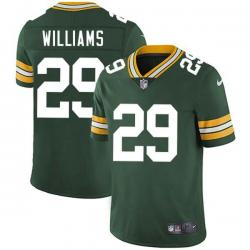 Green Howie Williams Packers Jersey Custom Sewn-on Patches Mens Womens Youth