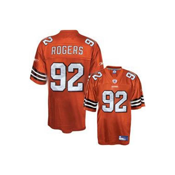 Shaun Rogers Cleveland Football Jersey - Cleveland #92 Football Jersey(Orange)