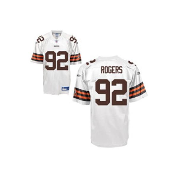 Shaun Rogers Cleveland Football Jersey - Cleveland #92 Football Jersey(White)