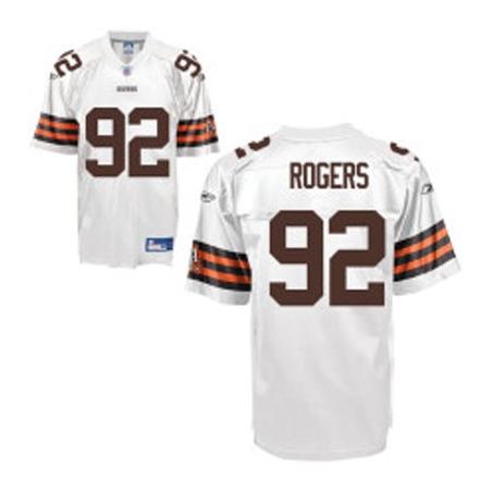 Shaun Rogers Cleveland Football Jersey - Cleveland #92 Football Jersey(White)