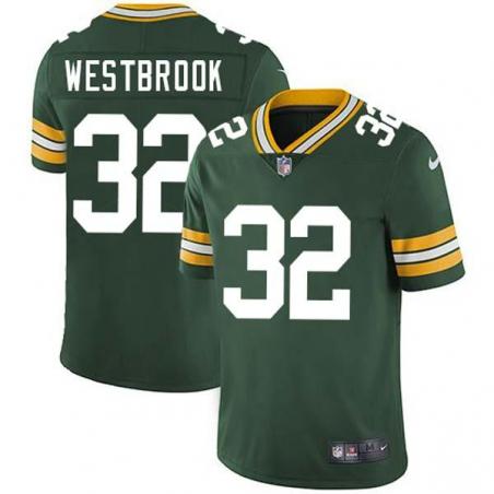Green Bryant Westbrook Packers Jersey Custom Sewn-on Patches Mens Womens Youth