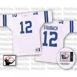 Roger Staubach Dallas Football Jersey - Dallas #12 Football Jersey(White Throwback)