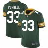 Green Frank Purnell Packers Jersey Custom Sewn-on Patches Mens Womens Youth
