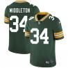 Green Terdell Middleton Packers Jersey Custom Sewn-on Patches Mens Womens Youth