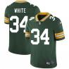 Green Johnny White Packers Jersey Custom Sewn-on Patches Mens Womens Youth