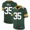 Green Korey Hall Packers Jersey Custom Sewn-on Patches Mens Womens Youth