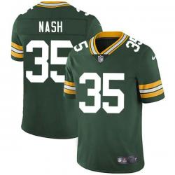 Green Tom Nash Packers Jersey Custom Sewn-on Patches Mens Womens Youth