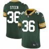 Green Frank Steen Packers Jersey Custom Sewn-on Patches Mens Womens Youth
