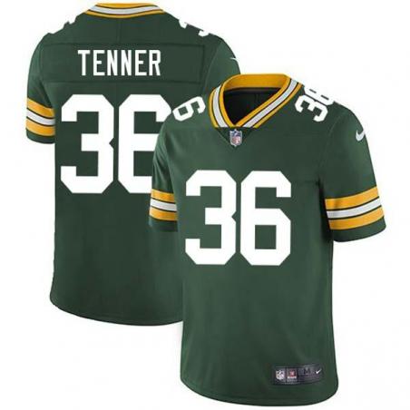 Green Bob Tenner Packers Jersey Custom Sewn-on Patches Mens Womens Youth