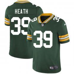 Green Stan Heath Packers Jersey Custom Sewn-on Patches Mens Womens Youth