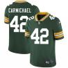 Green Al Carmichael Packers Jersey Custom Sewn-on Patches Mens Womens Youth