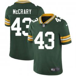 Green Herdis McCrary Packers Jersey Custom Sewn-on Patches Mens Womens Youth