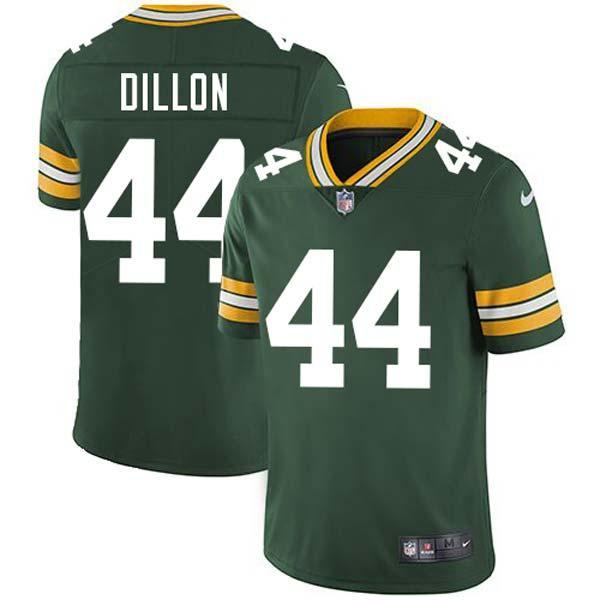 Green Bobby Dillon Packers Jersey Custom Sewn-on Patches Mens Womens Youth