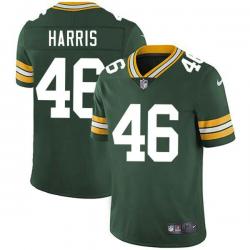 Green Alonzo Harris Packers Jersey Custom Sewn-on Patches Mens Womens Youth