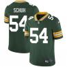 Green Jeff Schuh Packers Jersey Custom Sewn-on Patches Mens Womens Youth