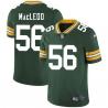 Green Tom MacLeod Packers Jersey Custom Sewn-on Patches Mens Womens Youth