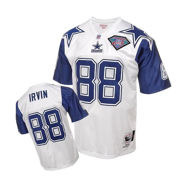 Michael Irvin Dallas Football Jersey - Dallas #88 Football Jersey(White Throwback 75th)