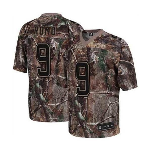 Tony Romo Dallas Football Jersey - Dallas #9 Football Jersey(Camo)