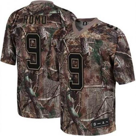 Tony Romo Dallas Football Jersey - Dallas #9 Football Jersey(Camo)