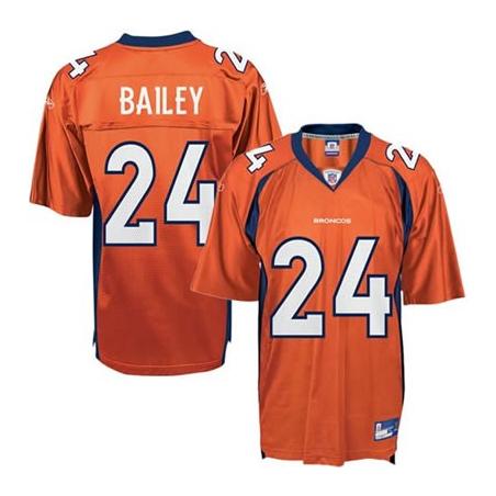 Champ Bailey Denver Football Jersey - Denver #24 Football Jersey(Orange)