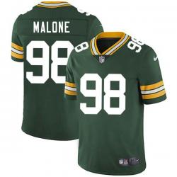 Green Alfred Malone Packers Jersey Custom Sewn-on Patches Mens Womens Youth