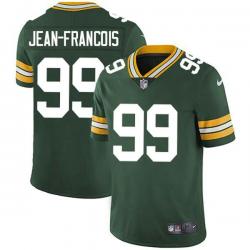 Green Ricky Jean-Francois Packers Jersey Custom Sewn-on Patches Mens Womens Youth