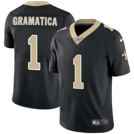 Black Martin Gramatica Saints #1 Stitched American Football Jersey Custom Sewn-on Patches Mens Womens Youth