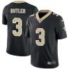Black Skip Butler Saints #3 Stitched American Football Jersey Custom Sewn-on Patches Mens Womens Youth