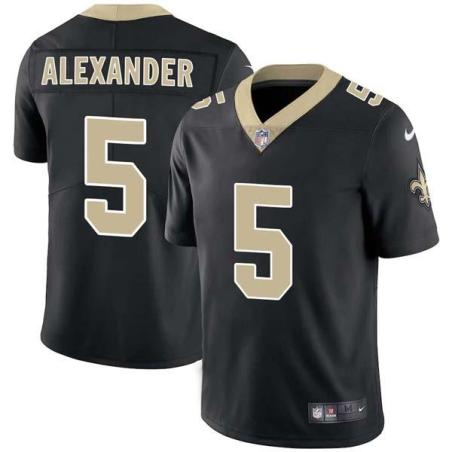 Black Kwon Alexander Saints #5 Stitched American Football Jersey Custom Sewn-on Patches Mens Womens Youth