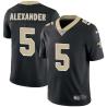 Black Kwon Alexander Saints #5 Stitched American Football Jersey Custom Sewn-on Patches Mens Womens Youth