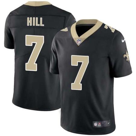 Black Taysom Hill Saints #7 Stitched American Football Jersey Custom Sewn-on Patches Mens Womens Youth