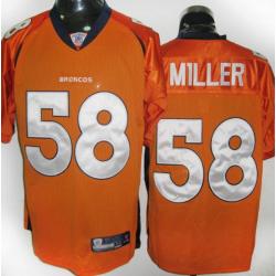 Von Miller Denver Football Jersey - Denver #58 Football Jersey(Orange Throwback)