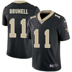 Black Mark Brunell Saints #11 Stitched American Football Jersey Custom Sewn-on Patches Mens Womens Youth