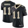 Black Deonte Harris Saints #11 Stitched American Football Jersey Custom Sewn-on Patches Mens Womens Youth