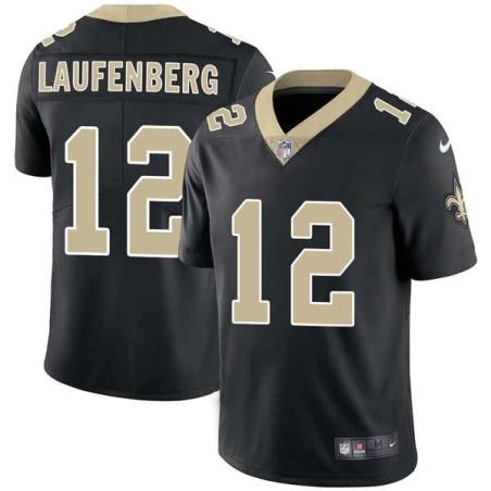 Black Babe Laufenberg Saints #12 Stitched American Football Jersey Custom Sewn-on Patches Mens Womens Youth